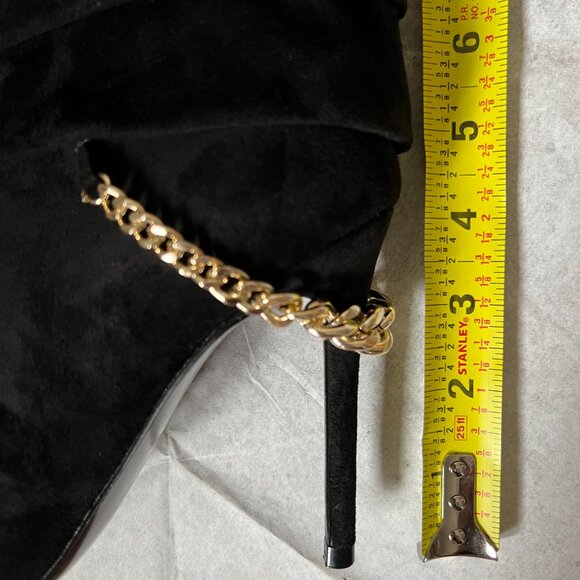 Guess GWADILEE2 Women's Black Suede Open Toe Stiletto Ankle Bootie, Size 7M - Picture 10 of 10